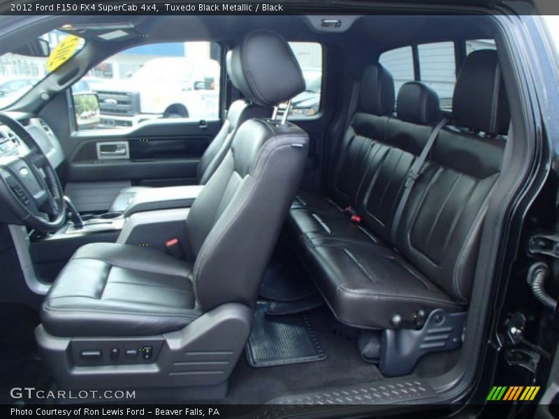Tuxedo Black Metallic / Black 2012 Ford F150 FX4 SuperCab 4x4