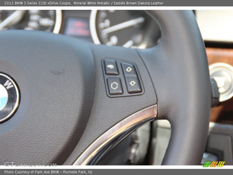 Mineral White Metallic / Saddle Brown Dakota Leather 2011 BMW 3 Series 328i xDrive Coupe