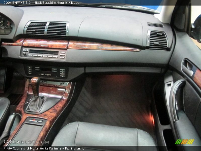 Black Sapphire Metallic / Black 2004 BMW X5 3.0i