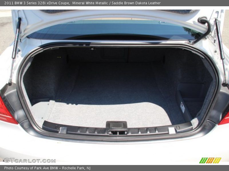Mineral White Metallic / Saddle Brown Dakota Leather 2011 BMW 3 Series 328i xDrive Coupe