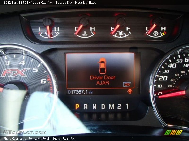 Tuxedo Black Metallic / Black 2012 Ford F150 FX4 SuperCab 4x4