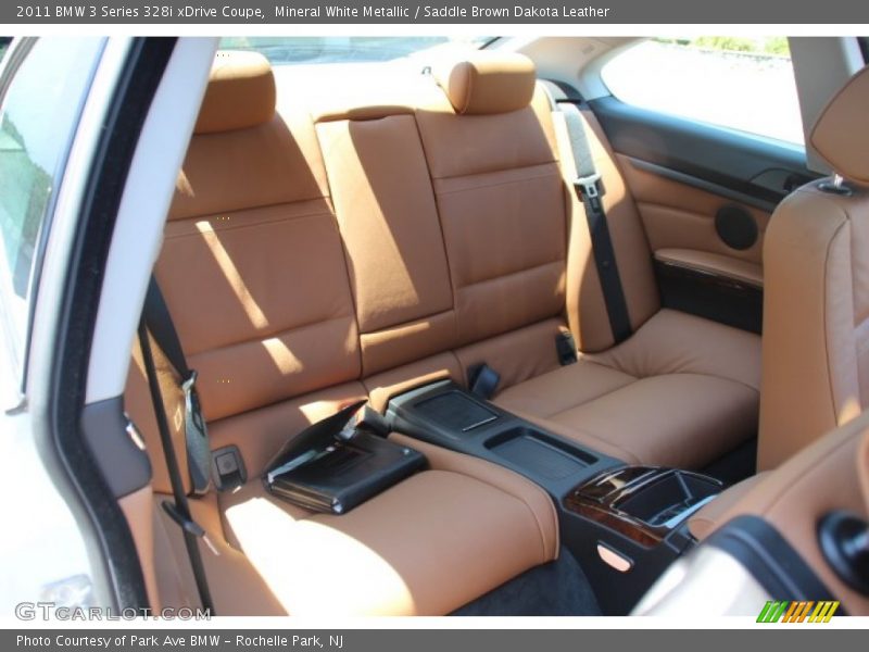 Mineral White Metallic / Saddle Brown Dakota Leather 2011 BMW 3 Series 328i xDrive Coupe