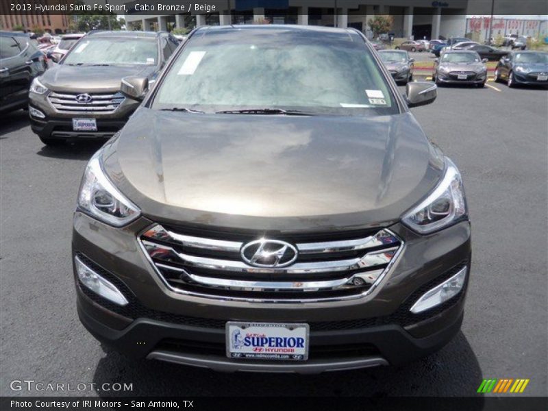 Cabo Bronze / Beige 2013 Hyundai Santa Fe Sport