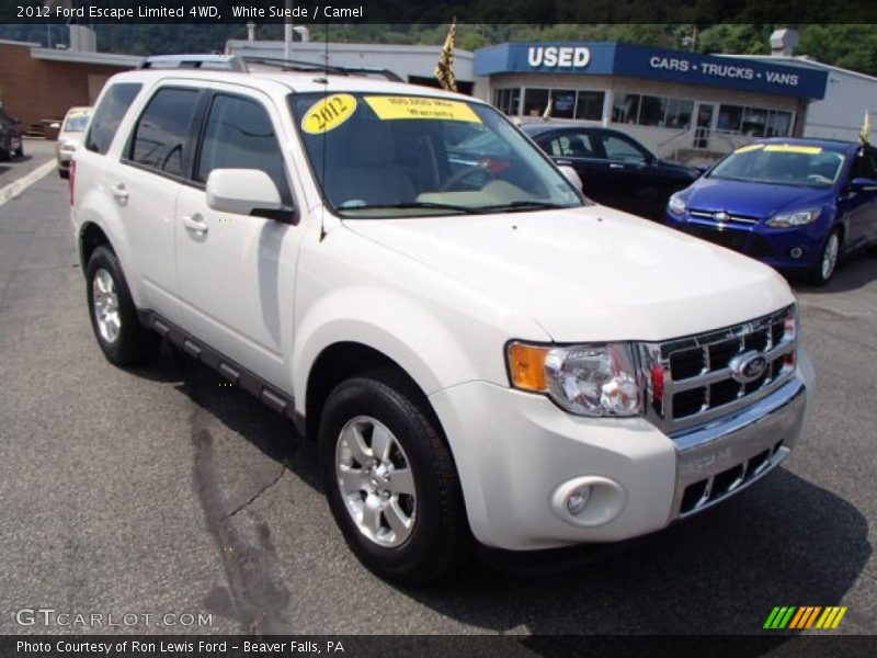 White Suede / Camel 2012 Ford Escape Limited 4WD