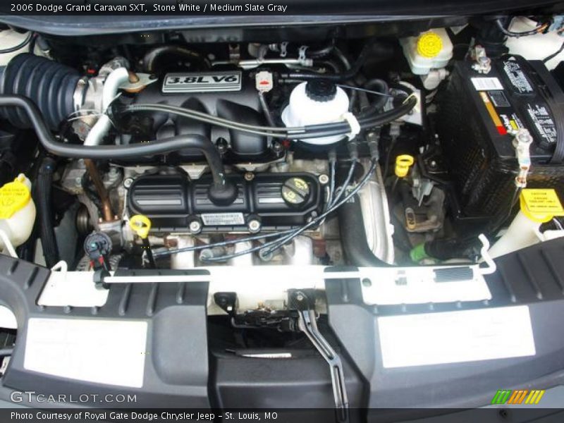 Stone White / Medium Slate Gray 2006 Dodge Grand Caravan SXT