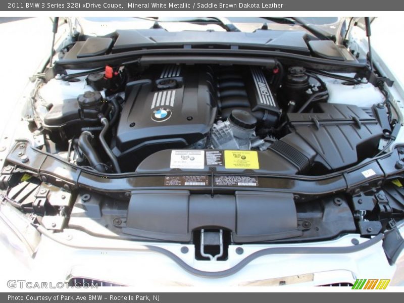 Mineral White Metallic / Saddle Brown Dakota Leather 2011 BMW 3 Series 328i xDrive Coupe