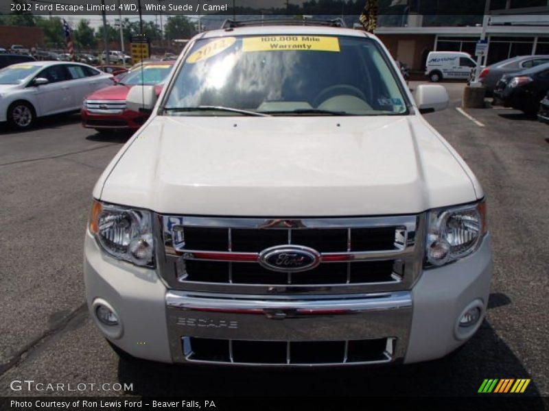 White Suede / Camel 2012 Ford Escape Limited 4WD