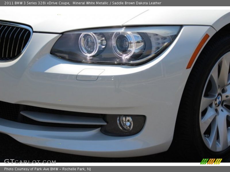 Mineral White Metallic / Saddle Brown Dakota Leather 2011 BMW 3 Series 328i xDrive Coupe
