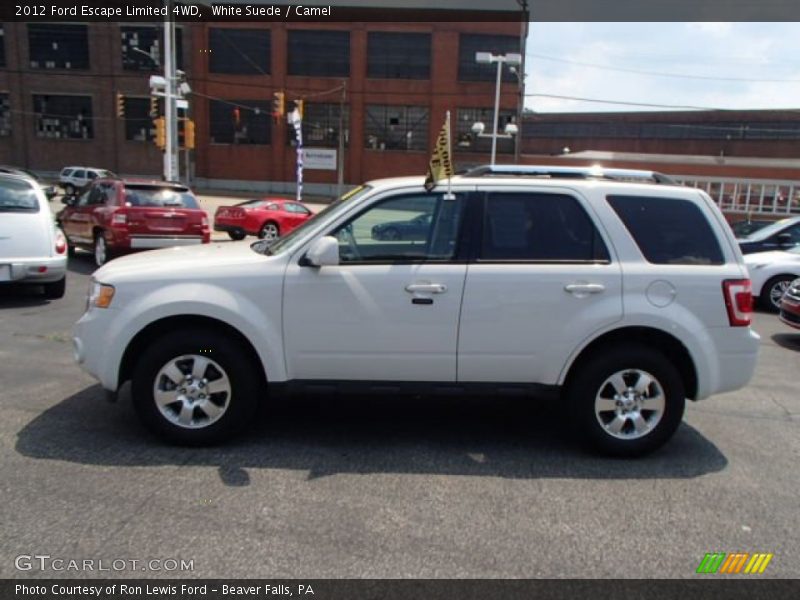 White Suede / Camel 2012 Ford Escape Limited 4WD