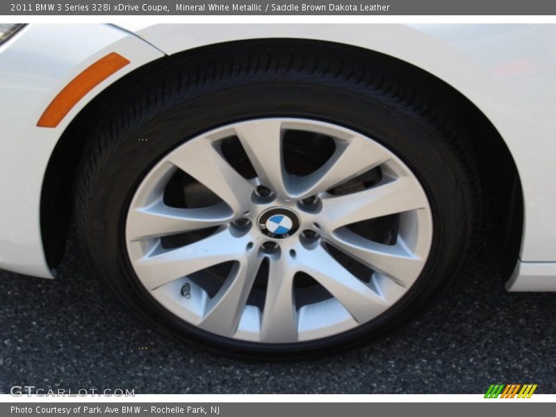 Mineral White Metallic / Saddle Brown Dakota Leather 2011 BMW 3 Series 328i xDrive Coupe