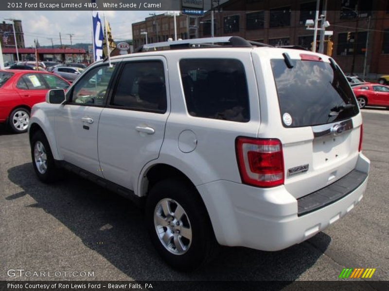 White Suede / Camel 2012 Ford Escape Limited 4WD