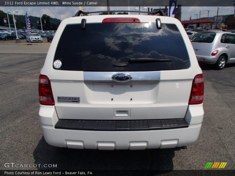 White Suede / Camel 2012 Ford Escape Limited 4WD