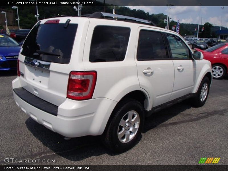 White Suede / Camel 2012 Ford Escape Limited 4WD