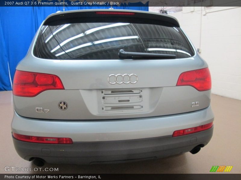 Quartz Grey Metallic / Black 2007 Audi Q7 3.6 Premium quattro