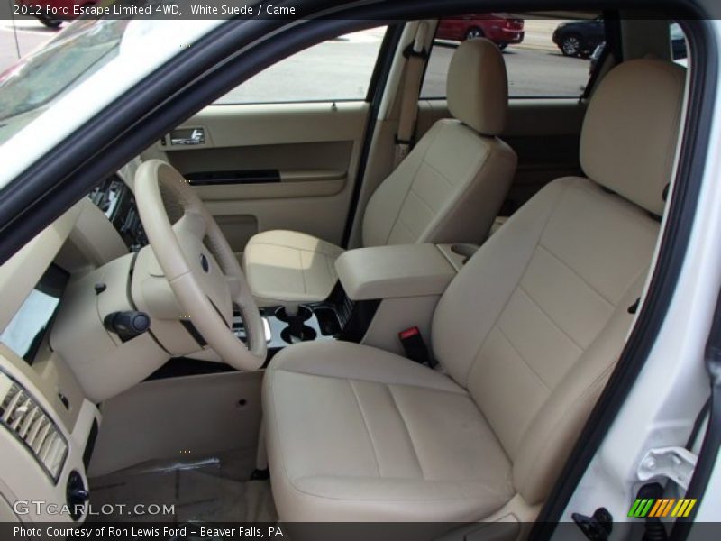 White Suede / Camel 2012 Ford Escape Limited 4WD