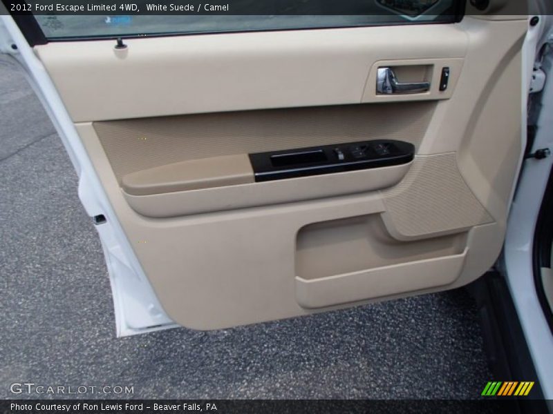 White Suede / Camel 2012 Ford Escape Limited 4WD