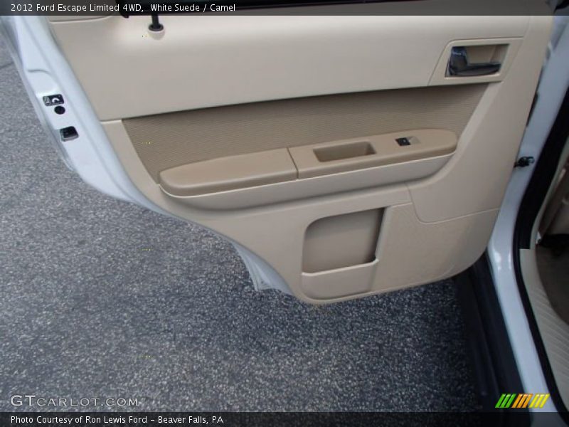 White Suede / Camel 2012 Ford Escape Limited 4WD