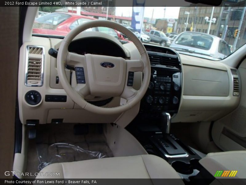 White Suede / Camel 2012 Ford Escape Limited 4WD