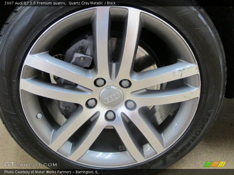 Quartz Grey Metallic / Black 2007 Audi Q7 3.6 Premium quattro