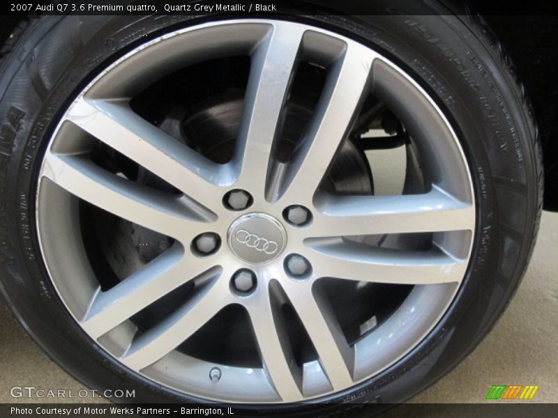 Quartz Grey Metallic / Black 2007 Audi Q7 3.6 Premium quattro
