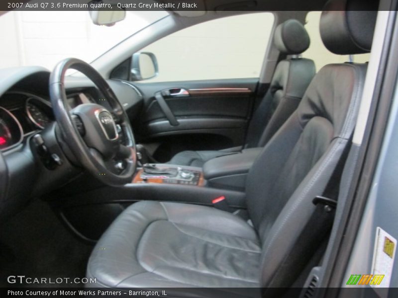 Quartz Grey Metallic / Black 2007 Audi Q7 3.6 Premium quattro