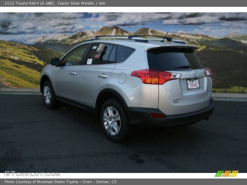 Classic Silver Metallic / Ash 2013 Toyota RAV4 LE AWD