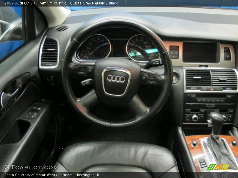 Quartz Grey Metallic / Black 2007 Audi Q7 3.6 Premium quattro
