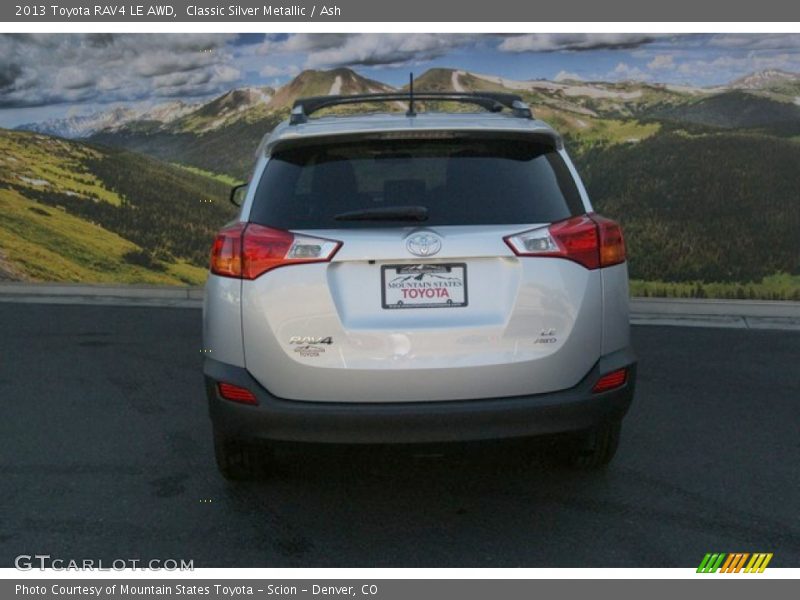 Classic Silver Metallic / Ash 2013 Toyota RAV4 LE AWD