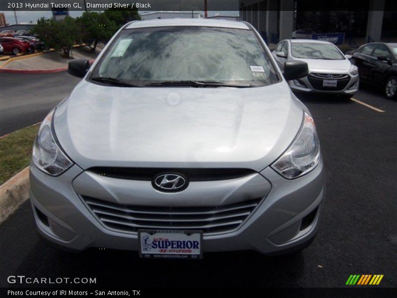 Diamond Silver / Black 2013 Hyundai Tucson GL