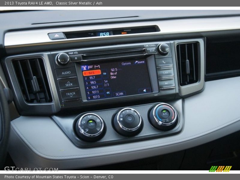 Classic Silver Metallic / Ash 2013 Toyota RAV4 LE AWD