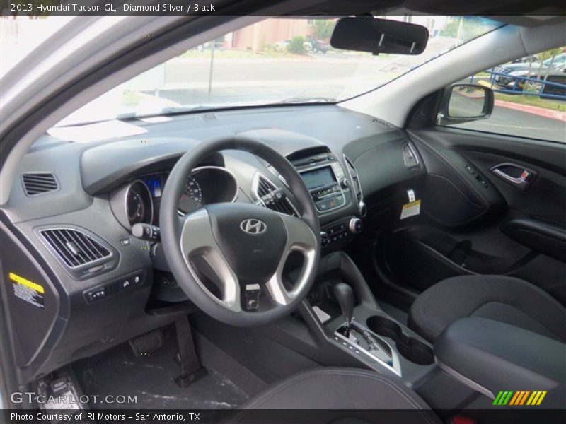 Diamond Silver / Black 2013 Hyundai Tucson GL