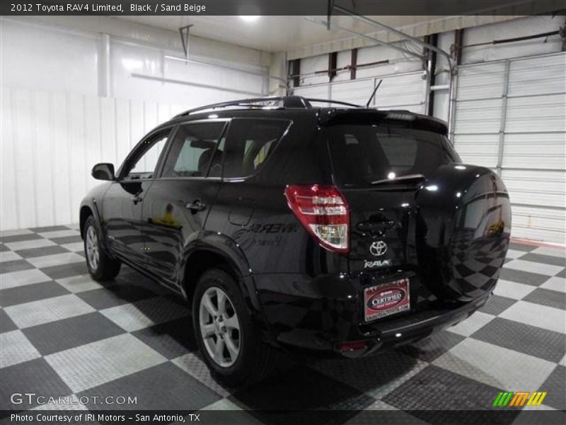 Black / Sand Beige 2012 Toyota RAV4 Limited