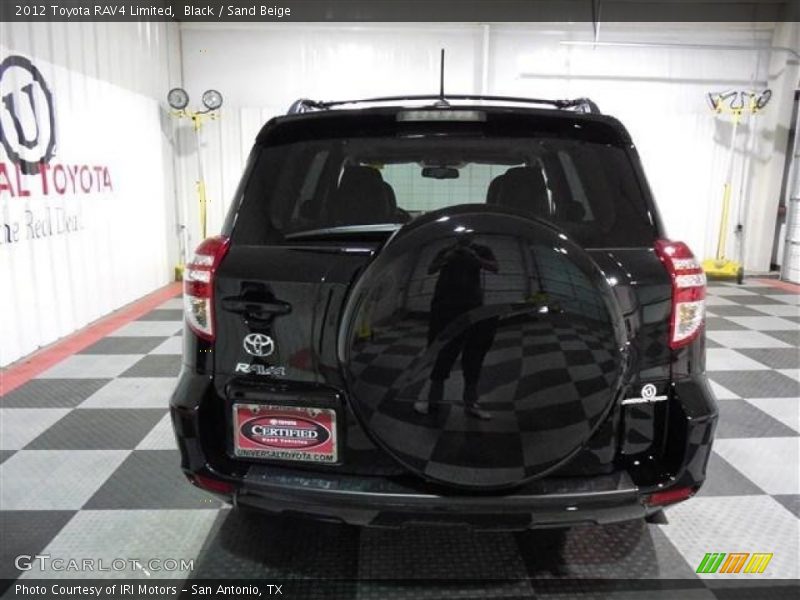 Black / Sand Beige 2012 Toyota RAV4 Limited
