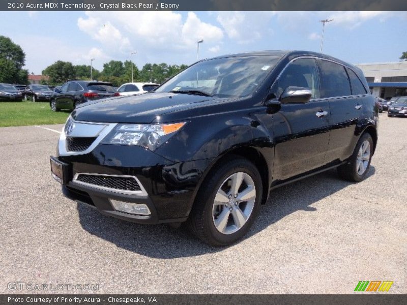 Crystal Black Pearl / Ebony 2010 Acura MDX Technology