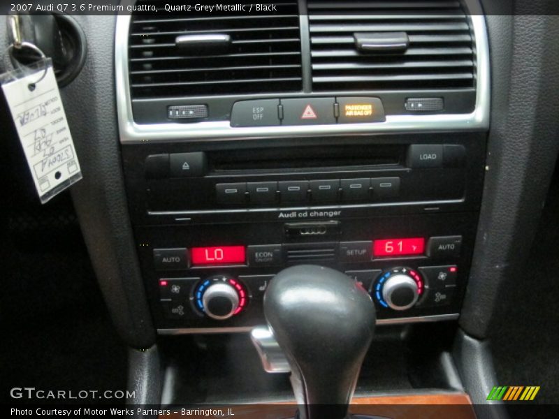 Quartz Grey Metallic / Black 2007 Audi Q7 3.6 Premium quattro