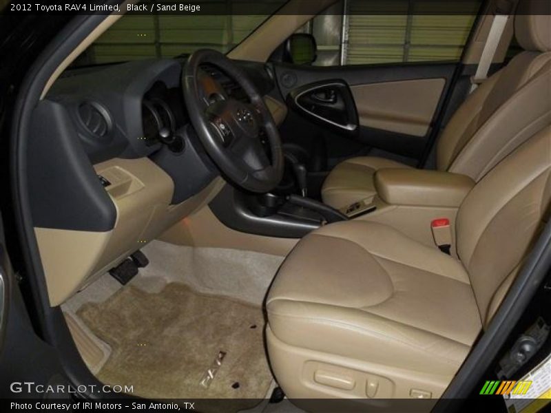 Black / Sand Beige 2012 Toyota RAV4 Limited
