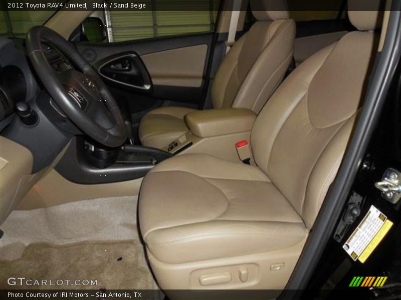 Black / Sand Beige 2012 Toyota RAV4 Limited