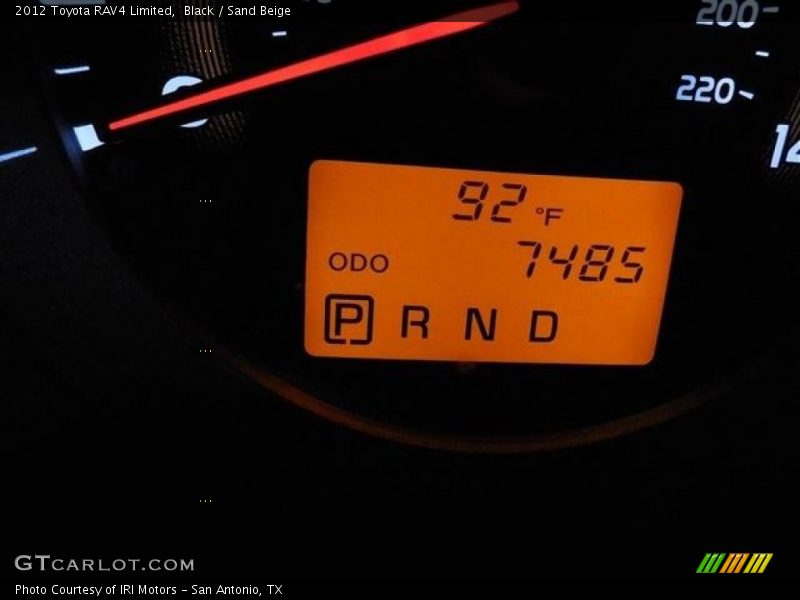 Black / Sand Beige 2012 Toyota RAV4 Limited