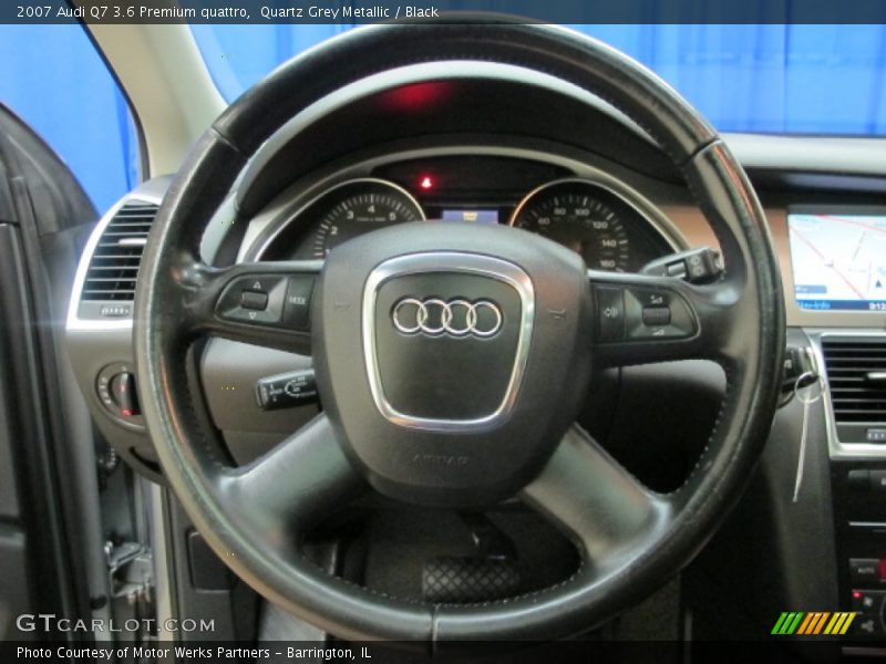 Quartz Grey Metallic / Black 2007 Audi Q7 3.6 Premium quattro