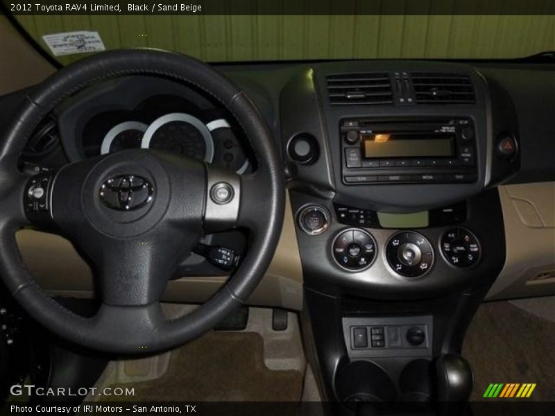 Black / Sand Beige 2012 Toyota RAV4 Limited