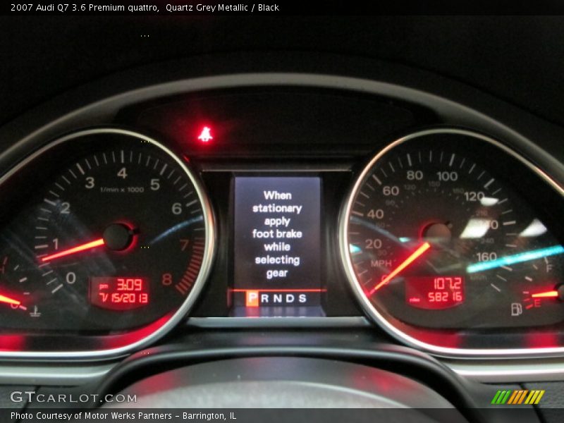 Quartz Grey Metallic / Black 2007 Audi Q7 3.6 Premium quattro