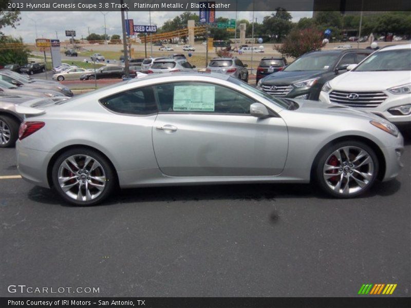 Platinum Metallic / Black Leather 2013 Hyundai Genesis Coupe 3.8 Track