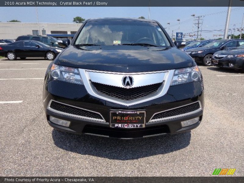 Crystal Black Pearl / Ebony 2010 Acura MDX Technology