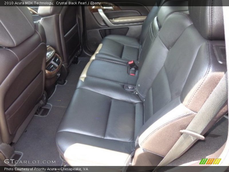 Crystal Black Pearl / Ebony 2010 Acura MDX Technology