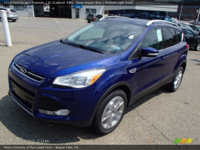 Front 3/4 View of 2014 Escape Titanium 1.6L EcoBoost 4WD