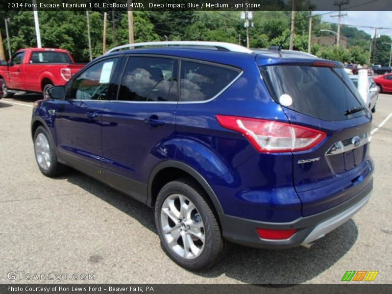  2014 Escape Titanium 1.6L EcoBoost 4WD Deep Impact Blue