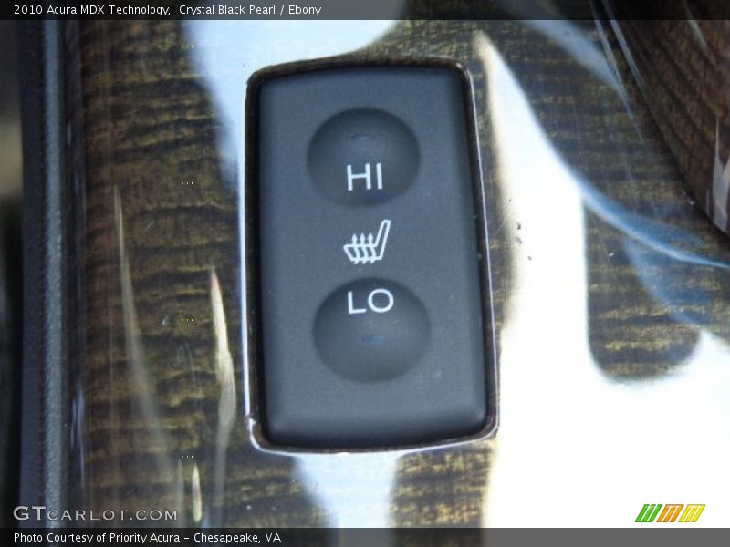 Crystal Black Pearl / Ebony 2010 Acura MDX Technology