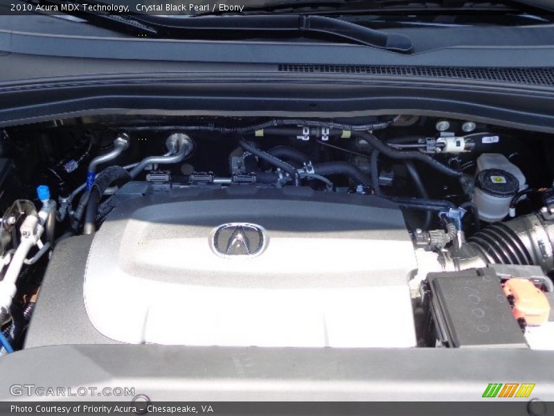 Crystal Black Pearl / Ebony 2010 Acura MDX Technology