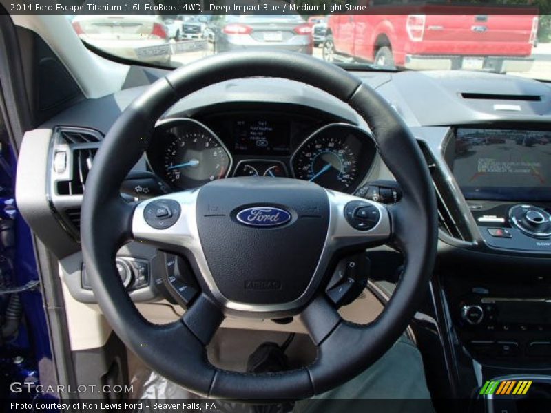  2014 Escape Titanium 1.6L EcoBoost 4WD Steering Wheel