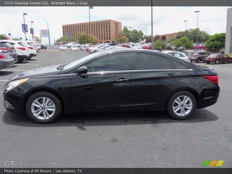 Midnight Black / Gray 2013 Hyundai Sonata GLS